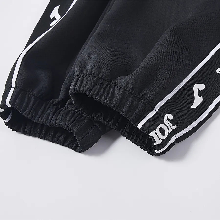 男款針織運動長褲【黑色】