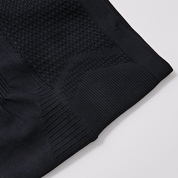 成人款跑步壓縮彈性長褲【黑】