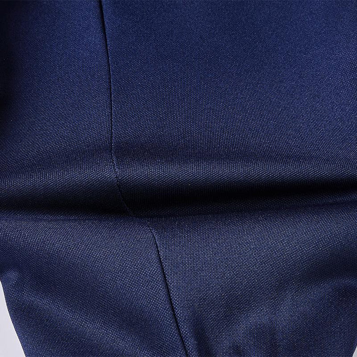 成人長袖圓領大學T【藏青/天藍/黑】