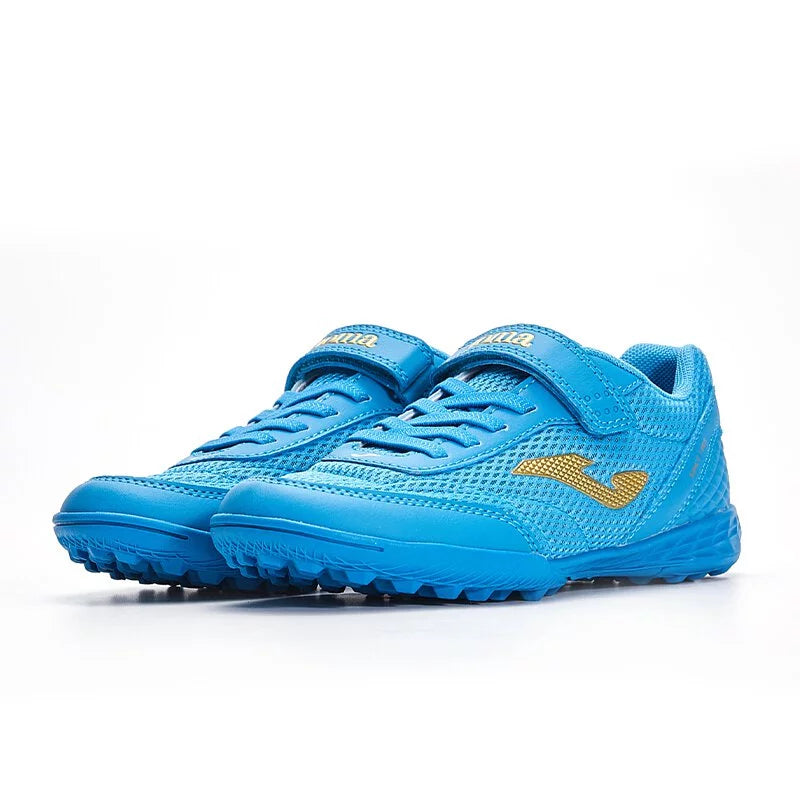 兒童碎釘魔鬼氈足球鞋 CHASER TF【深藍】