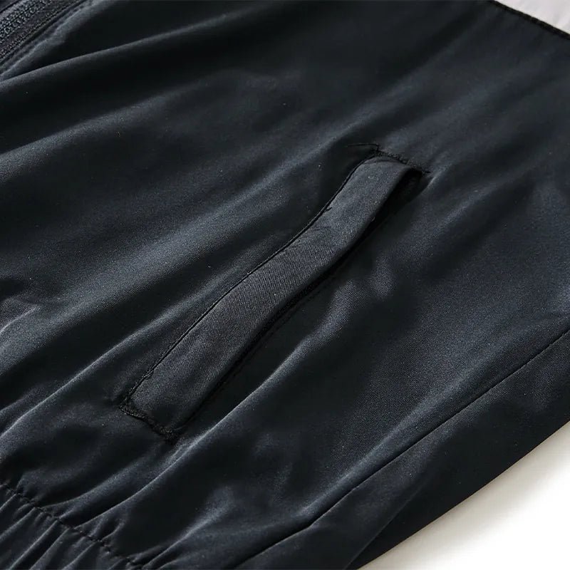 兒童連帽外套【灰白黑】