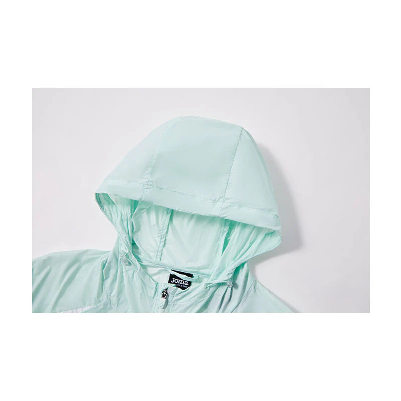 成人連帽薄外套【白/黑/湖綠】