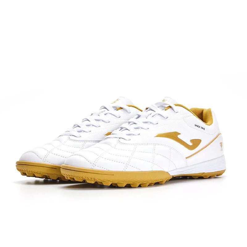 FOOTBALL BOOTS LIGA T1 - TF【WHITE/GOLD】