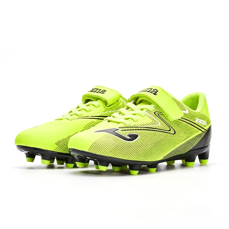 FOOTBALL BOOTS REVERSE - JUNIOR VELCRO AG 【Green】