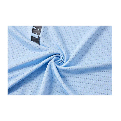 Children's Basketball Vest [White/Black/Light Blue]