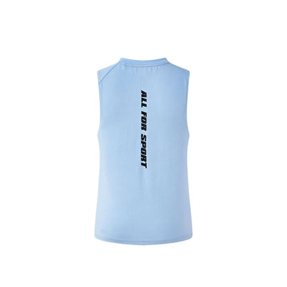 Children's Basketball Vest [White/Black/Light Blue]