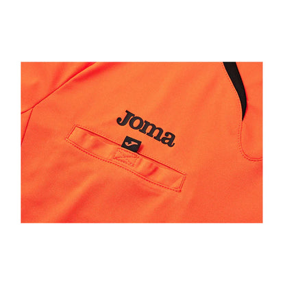 男款短袖足球裁判服套裝【橙/黑/螢光綠】