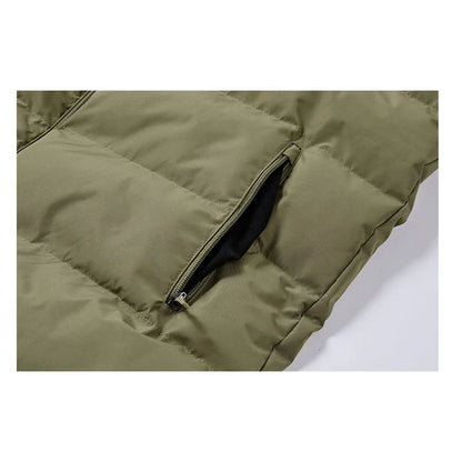 成人連帽短款鋪棉外套【黑/灰/藏青/橄欖綠】