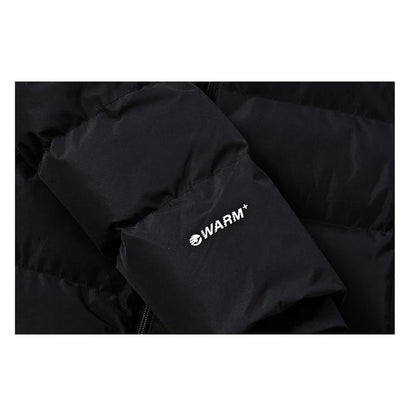 成人連帽短款鋪棉外套【黑/灰/藏青/橄欖綠】