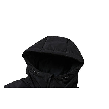 成人連帽短款鋪棉外套【黑/灰/藏青/橄欖綠】