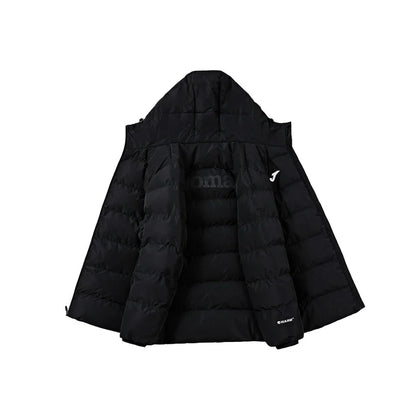 成人連帽短款鋪棉外套【黑/灰/藏青/橄欖綠】