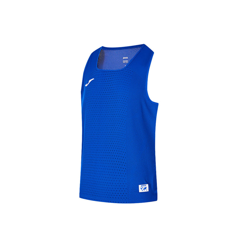 Men's Marathon Running Vest [White/Blue]