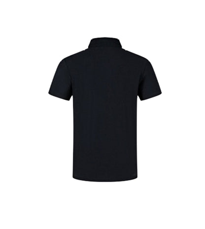 Men's and women's same mesh short-sleeved POLO shirt [black/white/navy/sky blue]