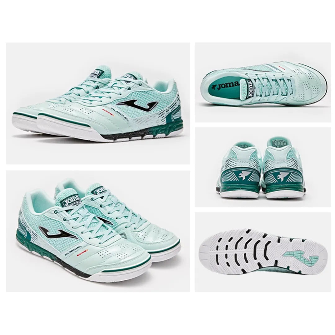 MUNDIAL series futsal boots [light green/white/yellow]