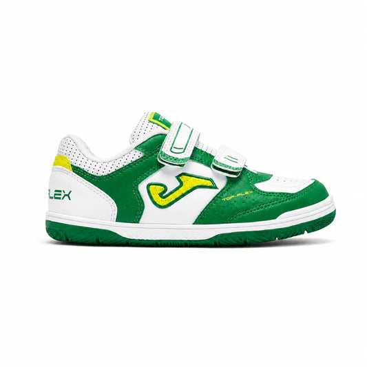 Children's Futsal Shoes CANCHA JR 2401 [Blue, Green and White]