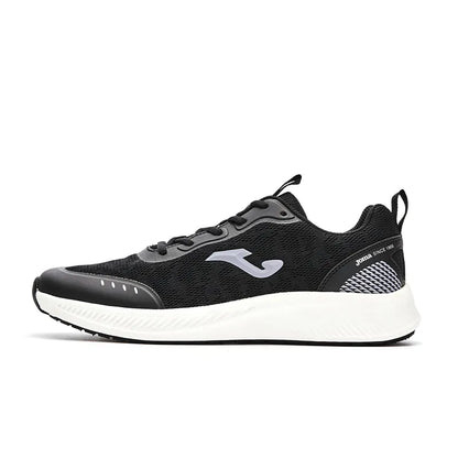 Men's mesh cushioning running shoes [black/white/grey]