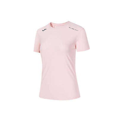 Women's icy short-sleeved T-shirt [light blue/bean paste green/pink/black/white]