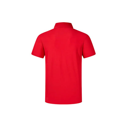 Men's soft POLO shirt [black/white/navy blue/red/bean paste green]