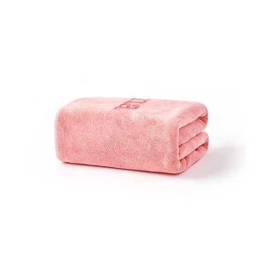 Absorbent bath towel [pink/blue]
