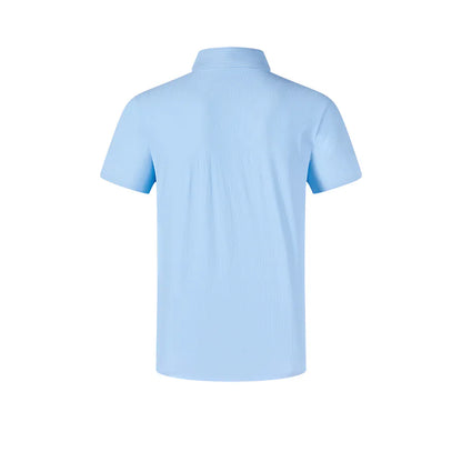 Men's Sun Protection Short-Sleeved POLO Shirt ~Golf Series [navy/black/white/grey/light blue]