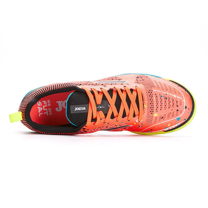 ADULT FUTSAL SHOES TACTICO - Concrete ground and Indoor【Orange Red/Black】