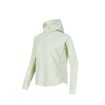 Women's sun protection jacket [white/light gray/lime green/light blue]