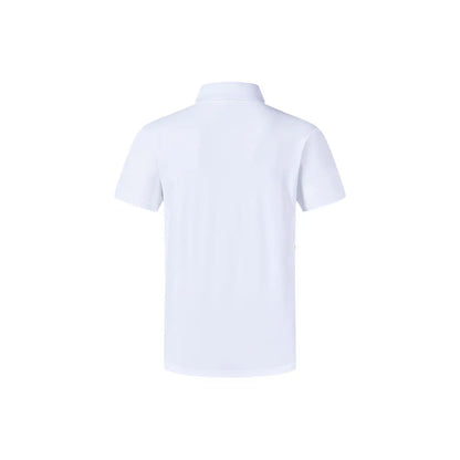 Men's soft POLO shirt [black/white/navy blue/red/bean paste green]