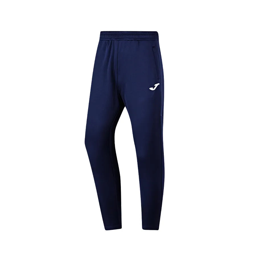 Men's autumn and winter fleece knitted trousers [black/navy blue]