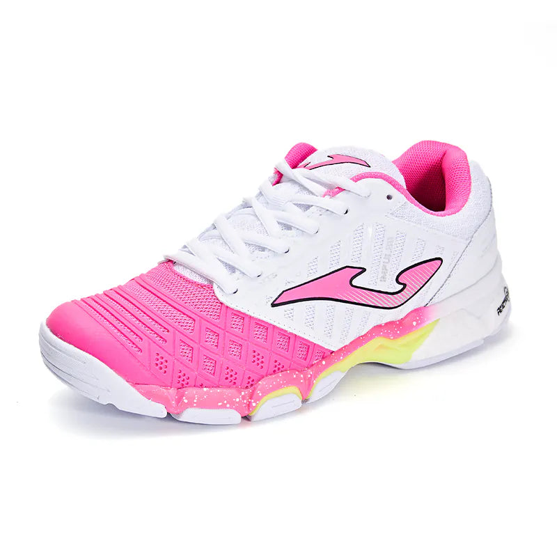 Women's Low Top Volleyball Shoes  IMPULSE [white pink/lake green]