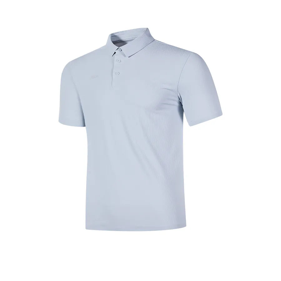 Men's Sun Protection Short-Sleeved POLO Shirt ~Golf Series [navy/black/white/grey/light blue]