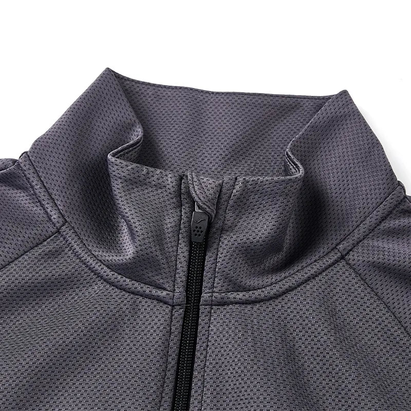 Adult knitted zipper jacket [grey/grey duck green/blue] 