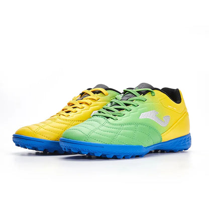 Children's spiked soccer shoes LIGA T1 - TF [yellow green]