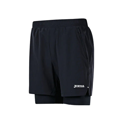 Men's 2 In 1 Shorts [black/grey]