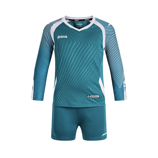 Professional football goalkeeper suit for adults/children [green/orange]