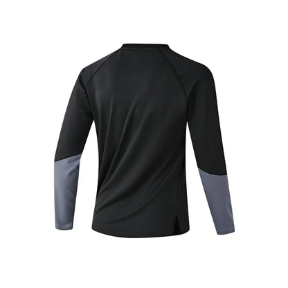 Men's long-sleeved T-shirt ~ Multifaceted Player Series [Black/White/Gray]