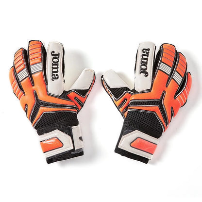 Anti-slip football goalkeeper gloves [fluorescent yellow/fluorescent orange]
