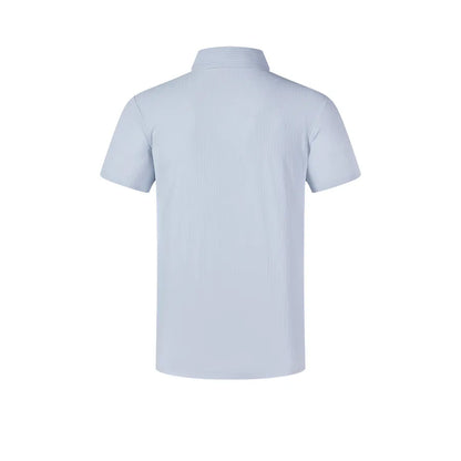 Men's Sun Protection Short-Sleeved POLO Shirt ~Golf Series [navy/black/white/grey/light blue]