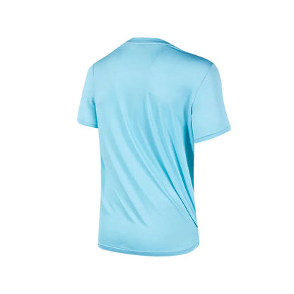 Men's cool quick-drying short-sleeved T-shirt [navy blue/light aqua/white/black]