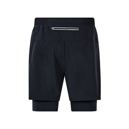 Men's 2 In 1 Shorts [black/grey]