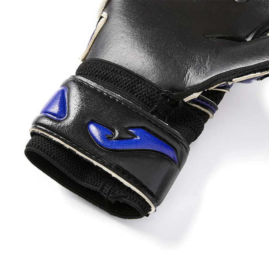 Anti-slip football goalkeeper gloves [blue and black]