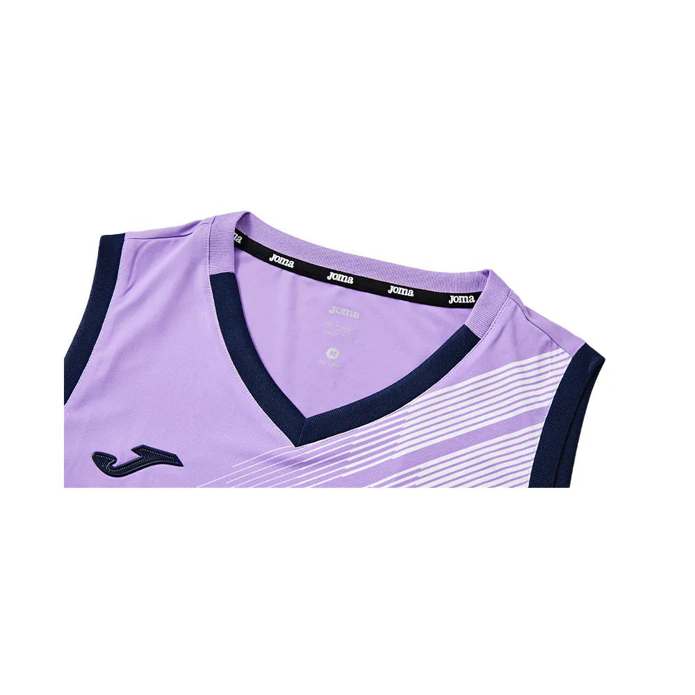 Women's volleyball competition uniform set~Flying series [white red/purple]