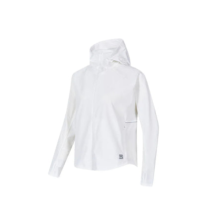 Women's sun protection jacket [white/light gray/lime green/light blue]