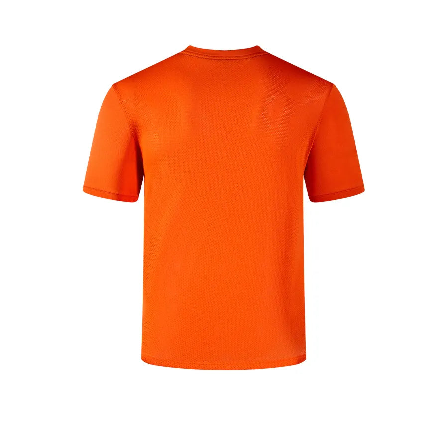 Gantry short-sleeved top [black/grey/orange/purple/peacock blue]