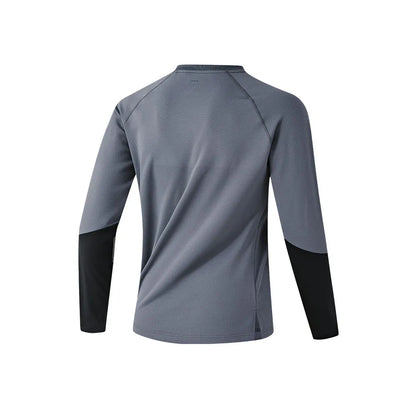 Men's long-sleeved T-shirt ~ Multifaceted Player Series [Black/White/Gray]