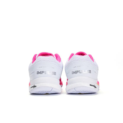 Women's Low Top Volleyball Shoes  IMPULSE [white pink/lake green]