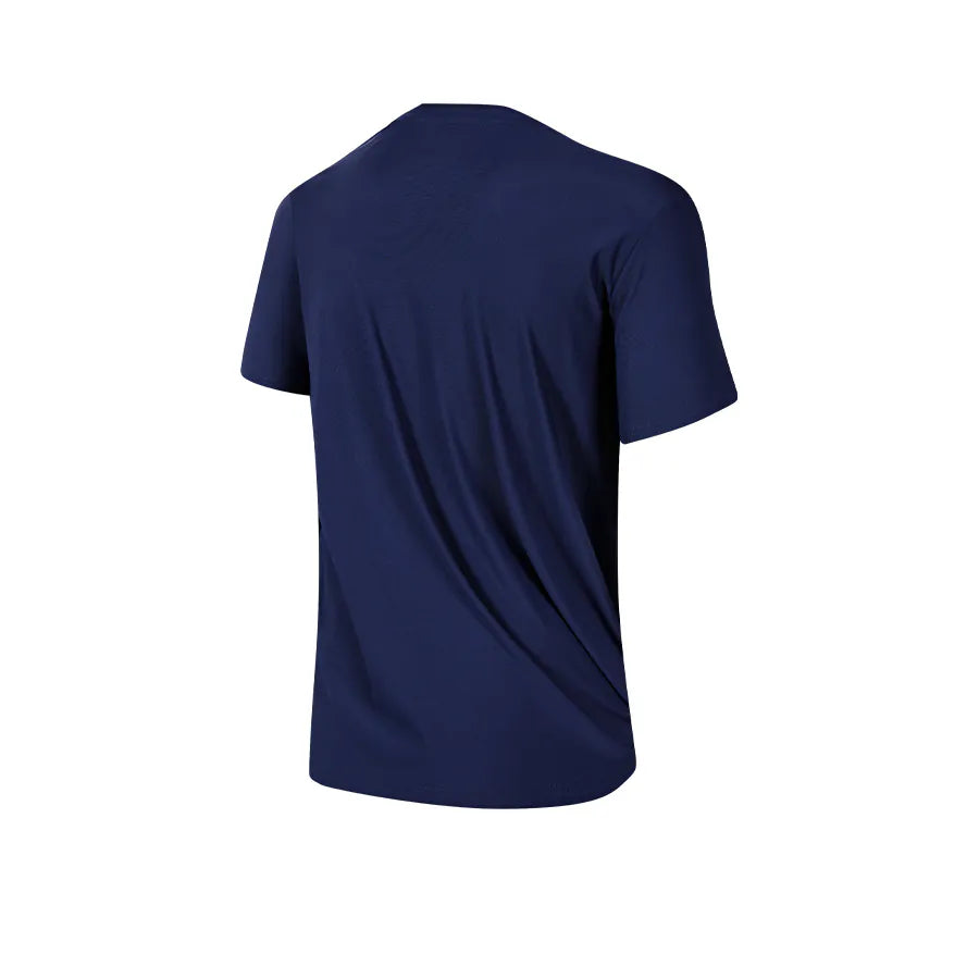 Men's Short Sleeve T-Shirt ~ CHROMA SERIES【Tennis/Badminton】 [black/white/navy blue/bean paste green]