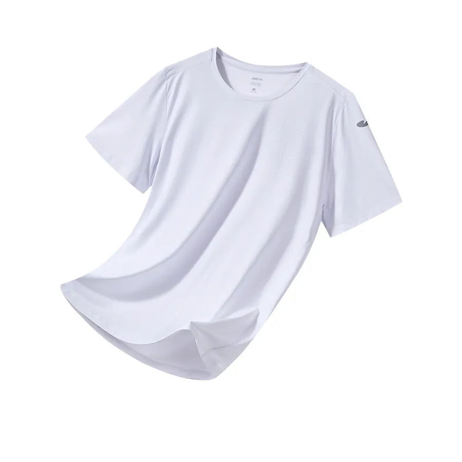 Men's short-sleeved T-shirt [black/white]