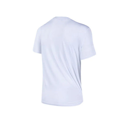 Men's cool quick-drying short-sleeved T-shirt [navy blue/light aqua/white/black]