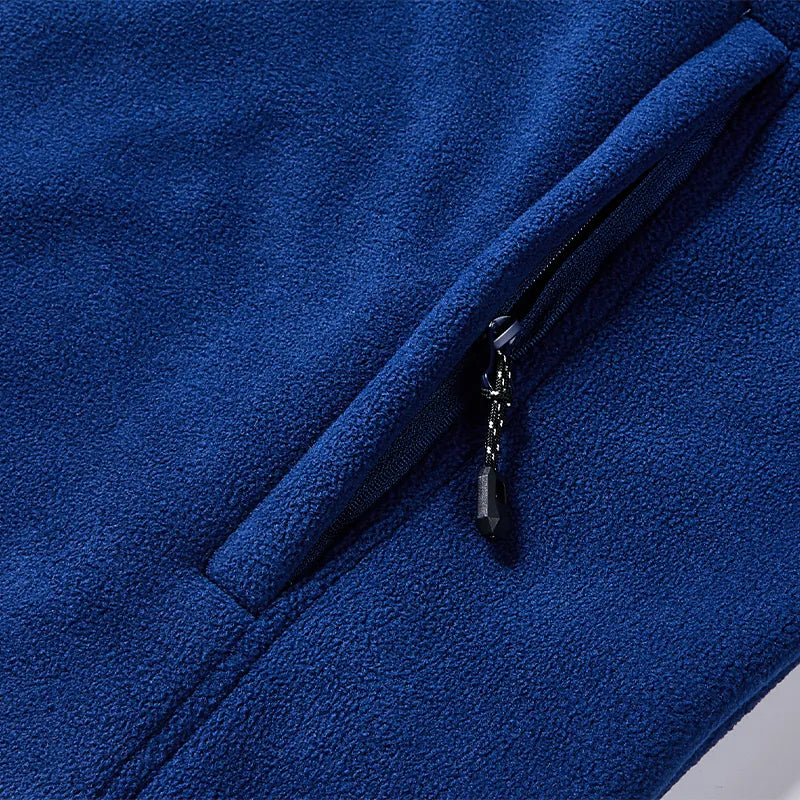 Men's Polar Fleece Jacket [Navy Blue/Black]