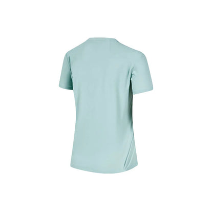 Women's icy short-sleeved T-shirt [light blue/bean paste green/pink/black/white]